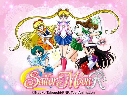 An image of cast of Sailor Moon R.